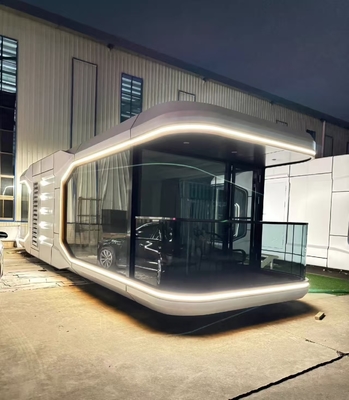 Nhà di động dạng capsule không gian 3460mm, thiết kế có thể gập lại, thân thiện với môi trường