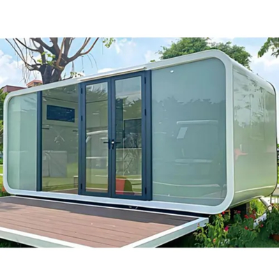 Nhà Capsule Apple 6m x 3.3m x 3m có Năng lượng Mặt trời và WiFi