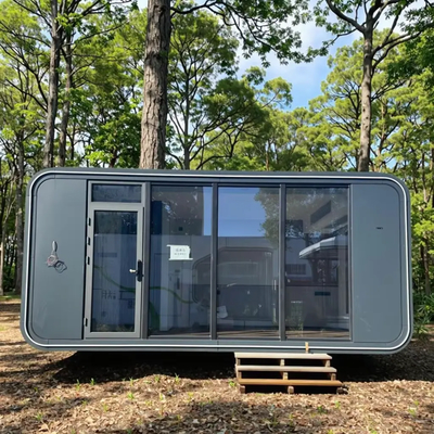 Nhà Capsule Apple Hợp kim nhôm 6m x 3.3m Chạy bằng năng lượng mặt trời