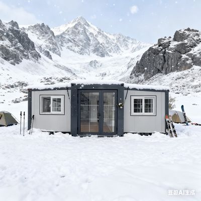 Fire-resistant Foldable 20ft Container with 37 Square Meters Floor Area and Easy Fast Installation