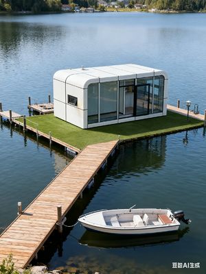 Tính năng nhà thông minh trong Apple Capsule House Tổng trọng lượng tịnh 5.4 tấn Chứa 2 người