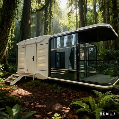 Ngôi nhà viên nang không gian hiện đại với chiều cao 3400 chứa 2 người và bảng thông châu Âu 9mm