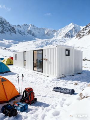 Nhà container có thể mở rộng 40ft với bảo hành một năm, mái EPS T50 mm và kích thước mở rộng L11800 * W6220 * H2480 mm