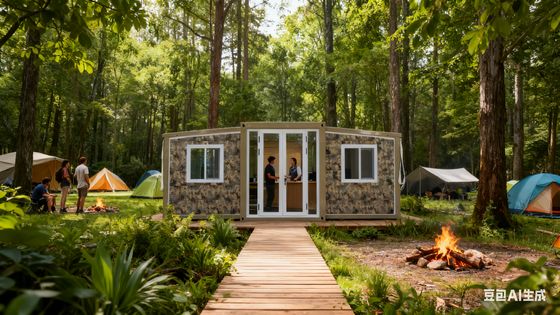 Khối chứa 20ft có thể gập lại với L5900 * W2200 * 2480mm Kích thước 75mm EPS sandwich panel và bảo hành 1 năm