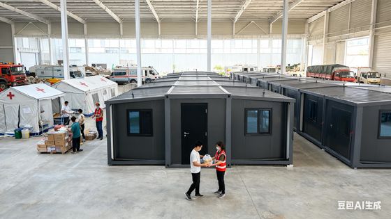 Nhà container vận chuyển có thể tùy chỉnh với hệ thống phân phối điện tiêu chuẩn