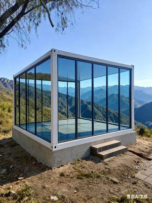 Khách hàng ống nước 20ft Flat Pack nhà gấp với mái nhà đường sống 0.5KN / m2 và hiệu suất địa chấn cấp 8