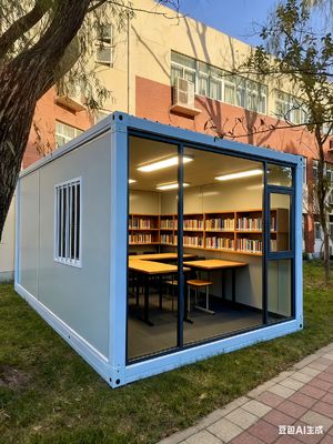 Nhà lắp ghép có thể mở rộng với kích thước bên trong 5630*2230*2515mm, cách nhiệt 0.043W/m.K và tải trọng mái 0.5KN/m²