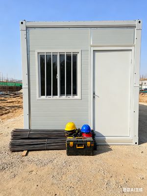 Nhà Prefab có thể mở rộng với 2.0KN / m2 Trọng lượng sống đất 0.5KN / m2 Bề nhà Đường sống và Hiệu suất cách nhiệt 0,043W / m.K
