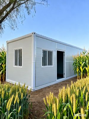 Nhà gấp phẳng hiện đại với kích thước 5800 * 2400 * 2896mm Cấp độ địa chấn 8 và chống gió 0,5KN / m2