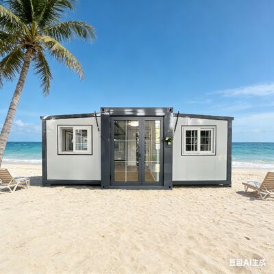 Thùng chứa gấp 20ft với các thành phần được lắp ráp sẵn Layout tùy chỉnh và diện tích sàn 37 mét vuông