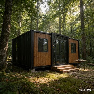 Chất chứa gấp 20ft hoàn toàn nhựa với vật liệu chống cháy và hệ thống điện tùy chỉnh