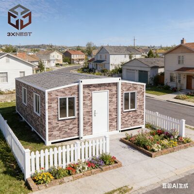 Nhà container có thể mở rộng 40ft với khung bên mạ kẽm hoàn toàn và khả năng chịu gió 4.18 KN/m² ở kích thước gấp gọn L11800*W2200*H2480mm