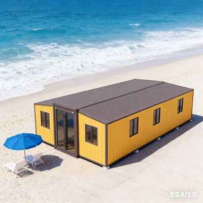 Chống động đất lớp 8 40ft Container mở rộng Nhà đa chức năng Màu tùy chỉnh Tiết kiệm không gian Thiết kế mô-đun