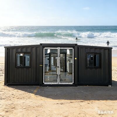 Bộ chứa gấp 20ft hoàn toàn nhựa với cách nhiệt nhiệt và hệ thống điện tùy biến