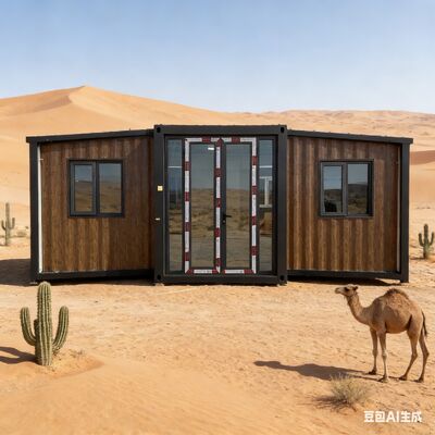 Container 20ft có thể gập lại với khung bên mạ kẽm hoàn toàn, Sân thượng tùy chỉnh và Tiêu chuẩn an toàn quốc tế