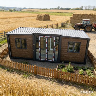 20FT 20ft có thể gập lại với cách nhiệt nhiệt cách âm và khung chính hoàn toàn nhựa cho Camping Home Hotel Resort