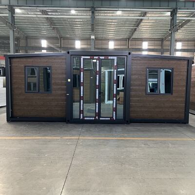 Chống gió 4.18 KN M2 Khối chứa 20ft gấp với khung thép nhẹ nhựa và cách nhiệt nhiệt cho các giải pháp xây dựng mô-đun