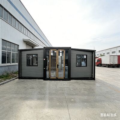 Thùng container 20ft có thể gập lại, mạ kẽm hoàn toàn, với tấm panel sandwich EPS 75mm và dung tích 1.172 feet khối để tiết kiệm không gian