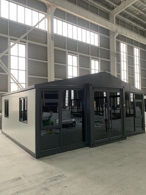 Hình lề bên hoàn toàn nhựa 20ft có thể gập lại với tuổi thọ 30-40 năm và phòng tắm tách ướt khô