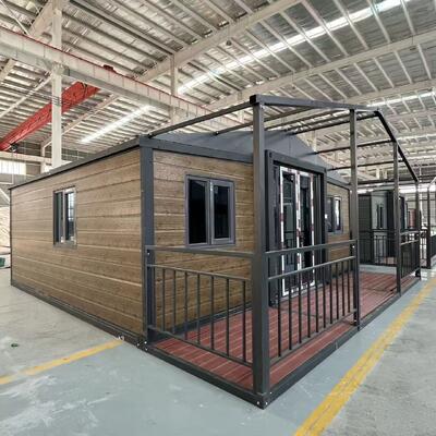 Khối chứa 20ft có thể gập lại với tuổi thọ 30-40 năm, hiệu suất địa chấn cấp 8, và khung bên hoàn toàn nhựa cho nhà tiền chế